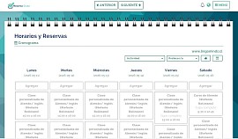 Agenda tu clase con nosotros/ ReservaClase